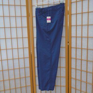 FRESH PRODUCE Moonlight blue Safari Ankle Pants cotton/spandex Broadcloth